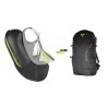 Reversible backpack airbag